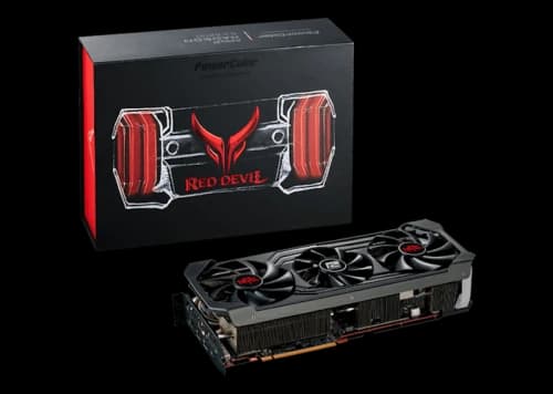 AMD PowerColor Radeon Red Devil RX 6800 16GB OC Graphics Card (AXRX 6800 16GBD6-2DHCE/OC)