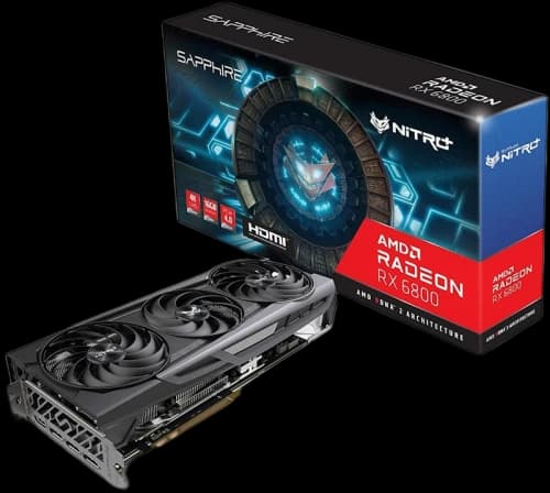 AMD SAPPHIRE NITRO+ Radeon RX 6800 16GB Graphics Card (11305-01-20G)