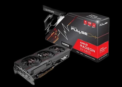 AMD SAPPHIRE Pulse Radeon RX 6800 16G Graphics Card (11305-02-20G)