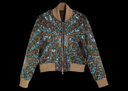 AMIRI Star Beaded Bomber Jacket Multi
