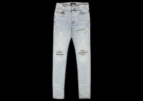 AMIRI Vintage MX1 Irridescent Skinny Jeans Blue
