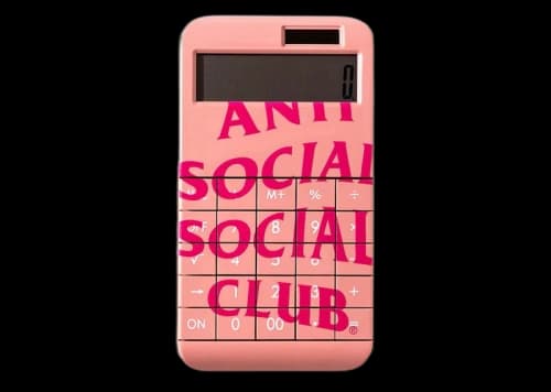 Anti Social Social Club 7734 Calculator Multicolor