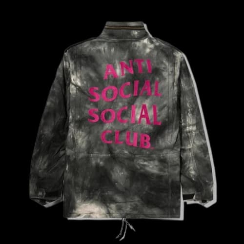 Anti Social Social Club Alpha Industries x ASSC M-65 Jacket Tie Dye Black