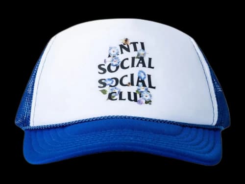 Anti Social Social Club Apis Mellifera Cap White/Blue