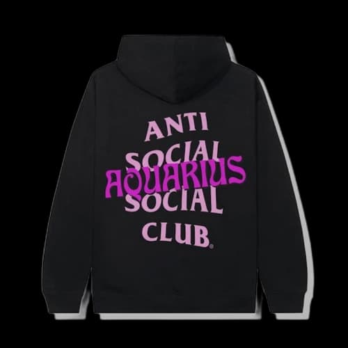Anti Social Social Club Aquarius Hoodie Black