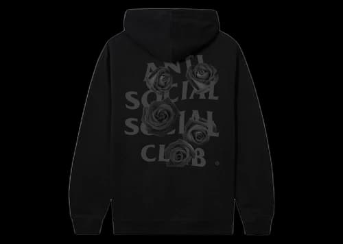 Anti Social Social Club Bat Emoji F&F Hoodie Royal/Black