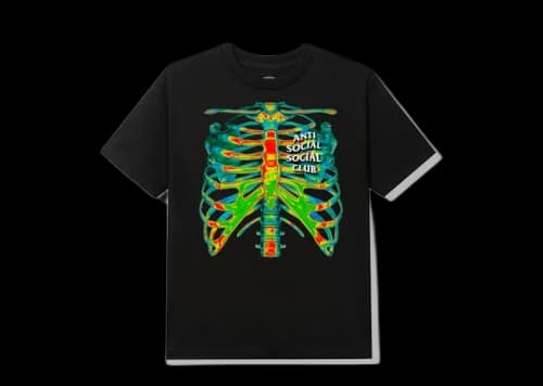 Anti Social Social Club Blow To The Chest T-shirt Black