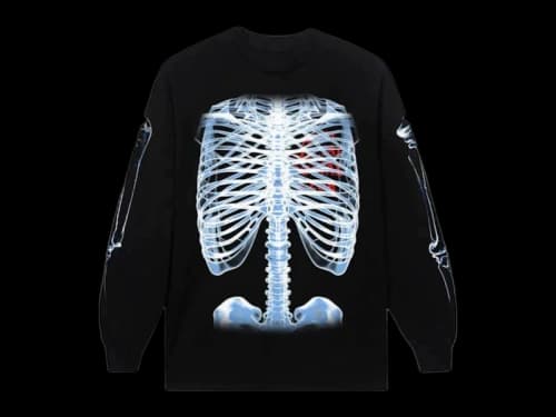 Anti Social Social Club Bones Long-Sleeve T-shirt Black