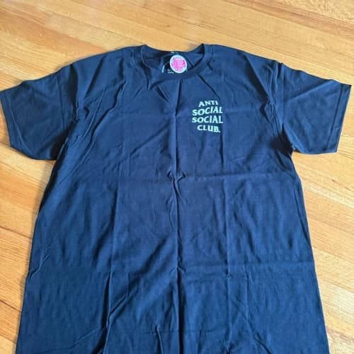 Anti Social Social Club Butterfly Floral T-Shirt Black