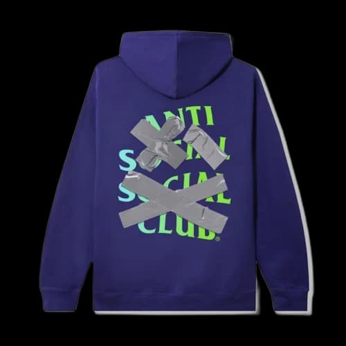 Anti Social Social Club Cancelled (Again) Hoodie Purple