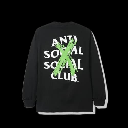Anti Social Social Club Cancelled Remix Long Sleeve Tee (FW19) Black