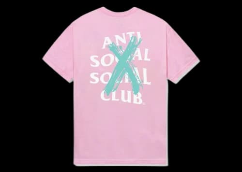 Anti Social Social Club Cancelled VIP Only Drop Tee Pink