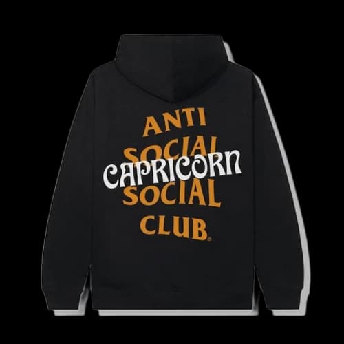 Anti Social Social Club Capricorn Hoodie Black