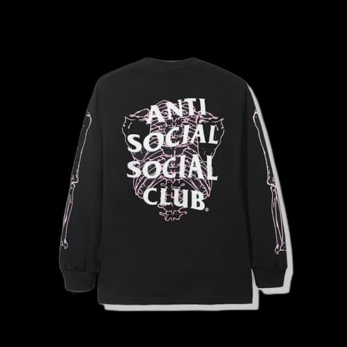 Anti Social Social Club Car Underwater Long Sleeve Tee Black