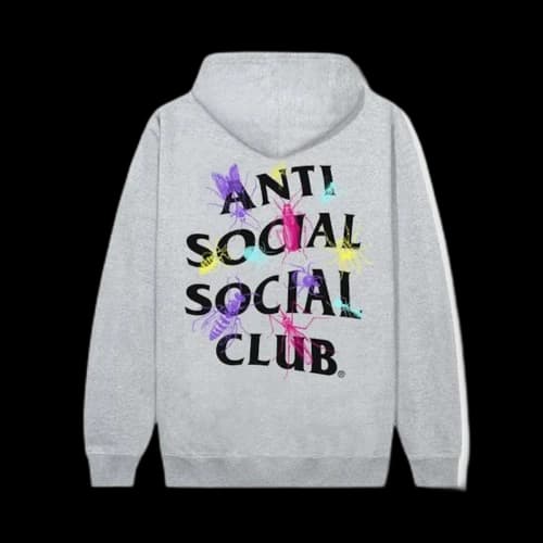 Anti Social Social Club Creep Hoodie Heather Grey