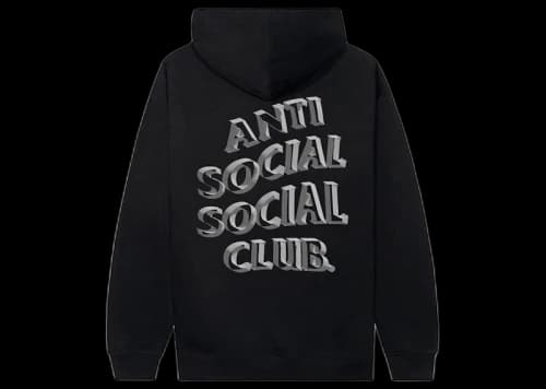 Anti Social Social Club Deeper Than Usual Hoodie Black