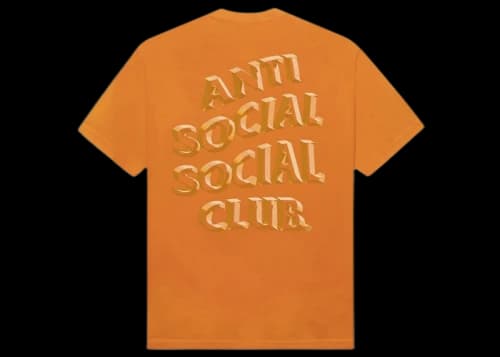 Anti Social Social Club Deeper Than Usual Tee Orange Sherbet