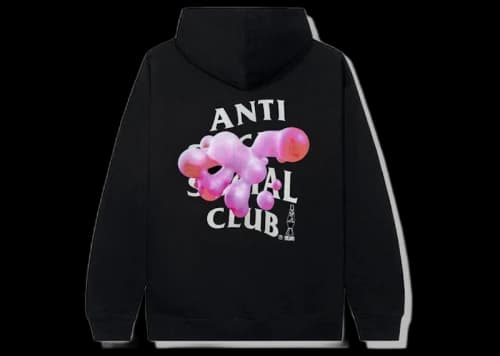 Anti Social Social Club Don't Touch Hoodie Black