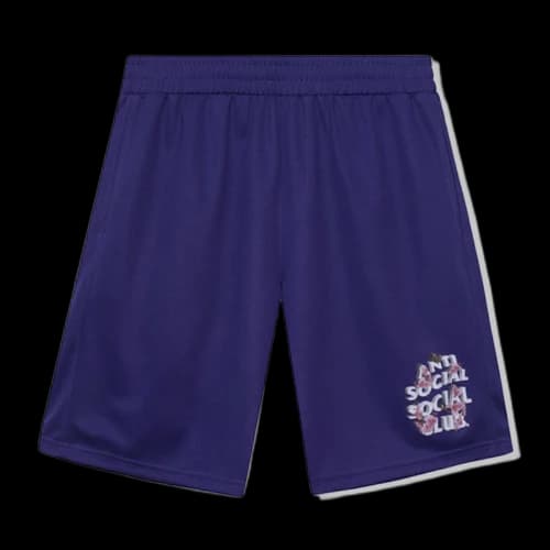 Anti Social Social Club Drama Club Mesh Shorts Purple