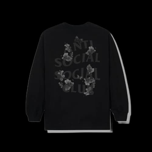 Anti Social Social Club Dramatic Long Sleeve Tee Black