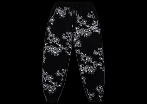 Anti Social Social Club Draw Conclusions Black Sweatpants Black