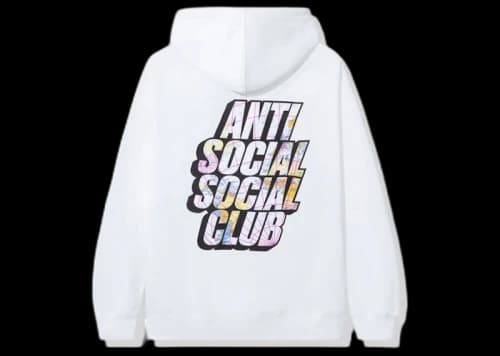 Anti Social Social Club Drop A Pin Hoodie White