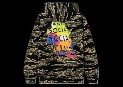 Anti Social Social Club Entheogen Tiger Hoodie Tiger Camo