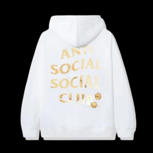 Anti Social Social Club Every Morning Every Time Hoodie White