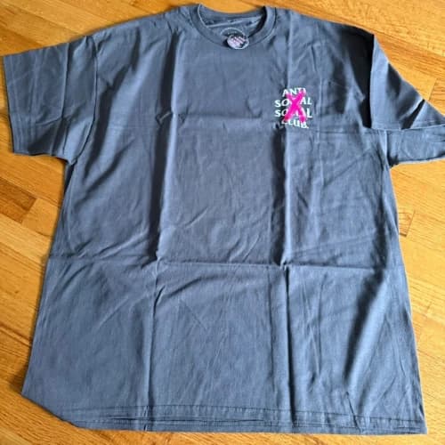 Anti Social Social Club Everyone Goes Away In The End T-Shirt Gray