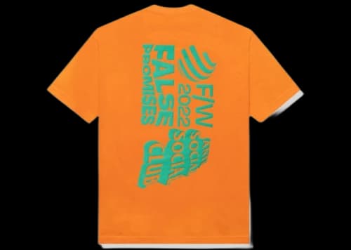 Anti Social Social Club False Promises T-shirt Orange