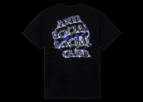 Anti Social Social Club Fragment Bolt Tee Black/Navy