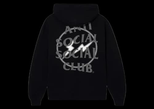 Anti Social Social Club Fragment Half Tone Hoodie Black/Gray
