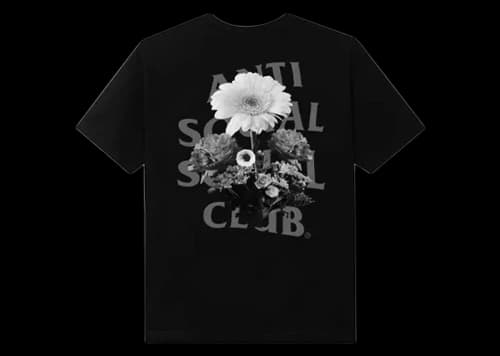 Anti Social Social Club Ghost Of You And Me 3M Reflective Tee Black