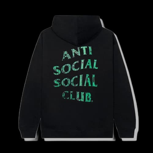 Anti Social Social Club Glitch Hoodie Black