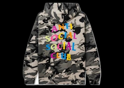 Anti Social Social Club Goodbye Forever Hoodie Forever Camo