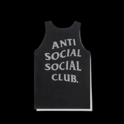 Anti Social Social Club Goodbye Summer Tank Tank Black