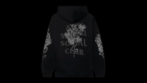 Anti Social Social Club Hokkaido 3M Reflective Hoodie Black
