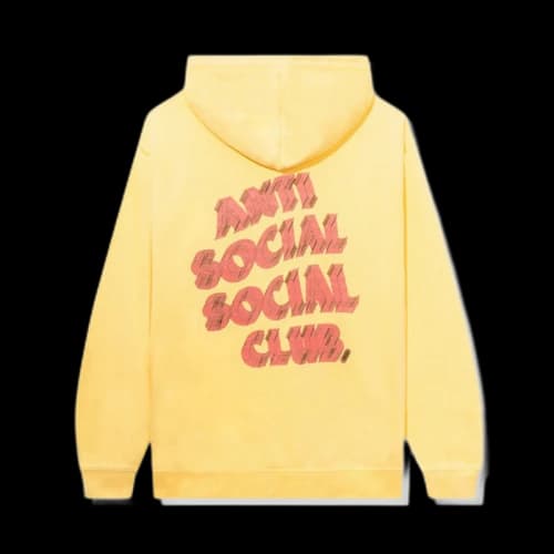 Anti Social Social Club How Deep Hoodie Yellow