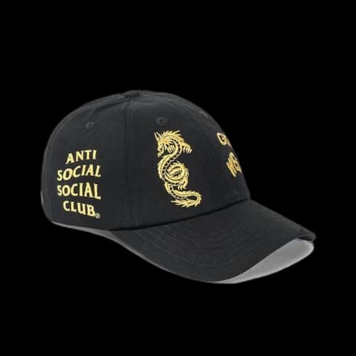 Anti Social Social Club Just My Luck Cap Black/Gold