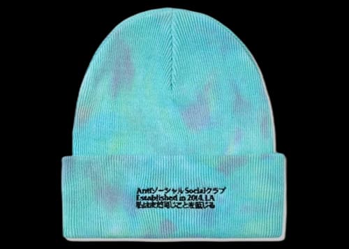 Anti Social Social Club Kaburosai Beanie Raspberry