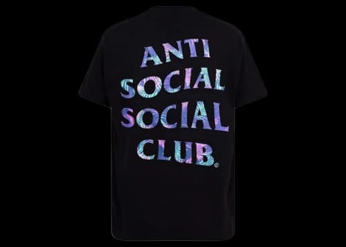 Anti Social Social Club Kiss The Wall (Members Only) Tee Black