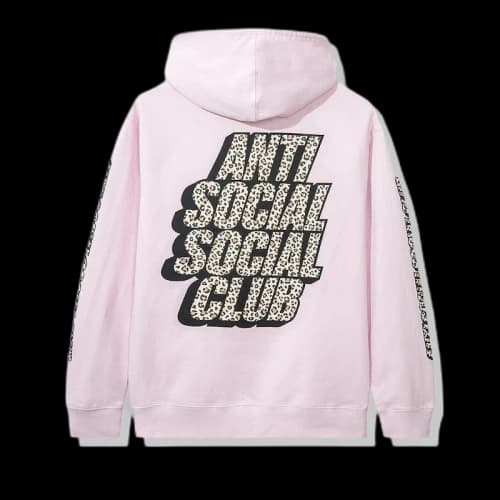 Anti Social Social Club Kitten Hoodie Pink