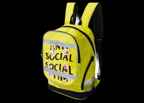 Anti Social Social Club Kkoch 3M High Visibility Backpack Neon