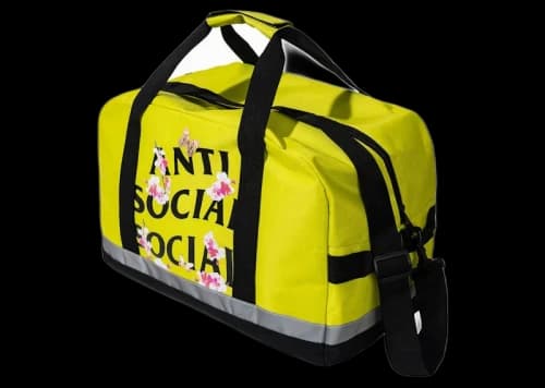 Anti Social Social Club Kkoch 3M High Visibility Duffle Bag Neon