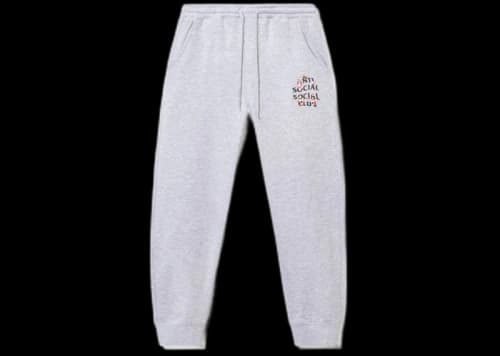 Anti Social Social Club Kkoch Sweatpants Heather Grey