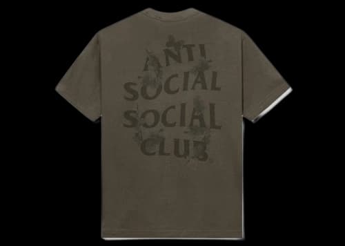 Anti Social Social Club Kkoch Tonal Tee Dusty Brown