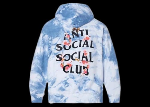 Anti Social Social Club Kkotch F&F Hoodie Crystal Blue