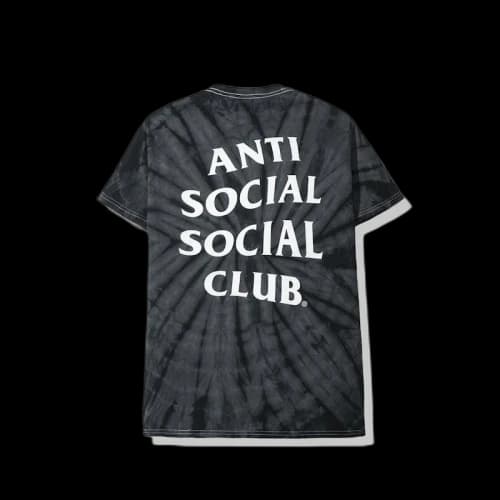Anti Social Social Club Laguna Tee (FW19) Black Tie Dye