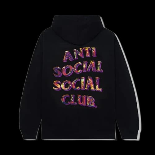 Anti Social Social Club Layer Lock Hoodie Black