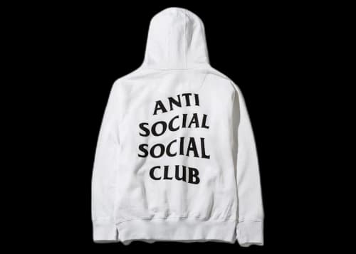 Anti Social Social Club Masochism Hoodie White